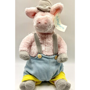 Vintage Animal Adventure Funky Farm Percy The Pig Plush 12" Stuffed NWT